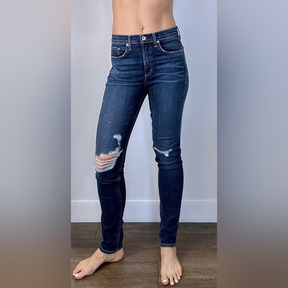 Rag & bone Intermix exclusive high rise skinny size 27 - Picture 6 of 9